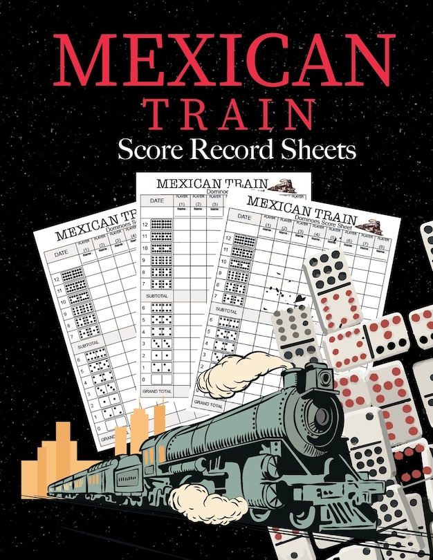 Couverture_Mexican Train Score Record Sheets