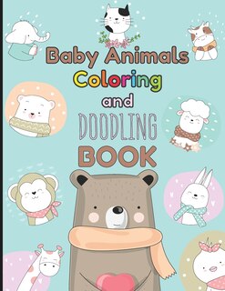 Couverture_Baby Animals Coloring and Doodling Book