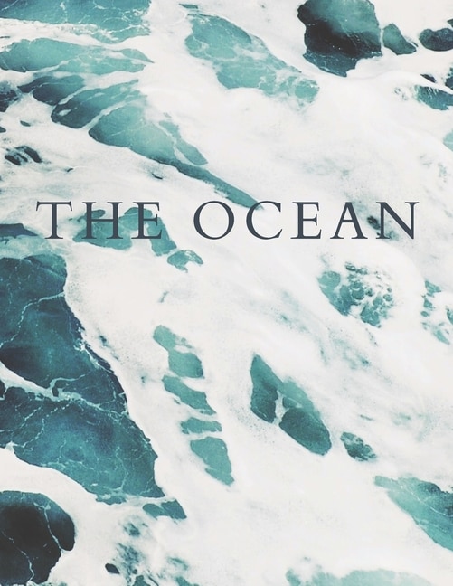 The Ocean: A Decorative Book │ Perfect for Stacking on Coffee Tables & Bookshelves │ Customized Interior Design & Home Decor