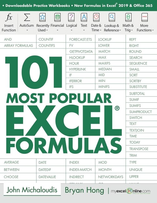 Couverture_101 Most Popular Excel Formulas