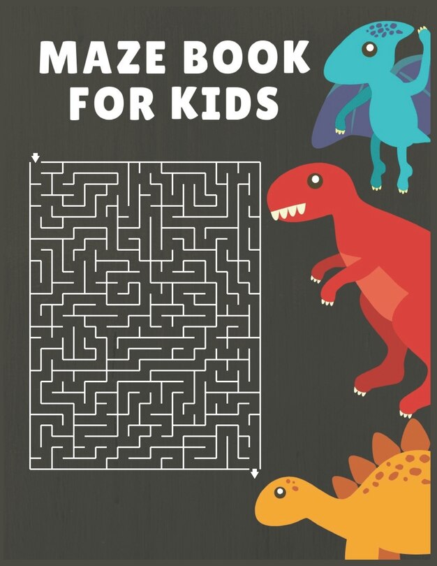 Front cover_Maze Book for Kids