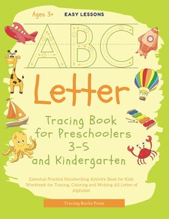 Front cover_Letter Tracing Book for Preschoolers 3-5 and Kindergarten