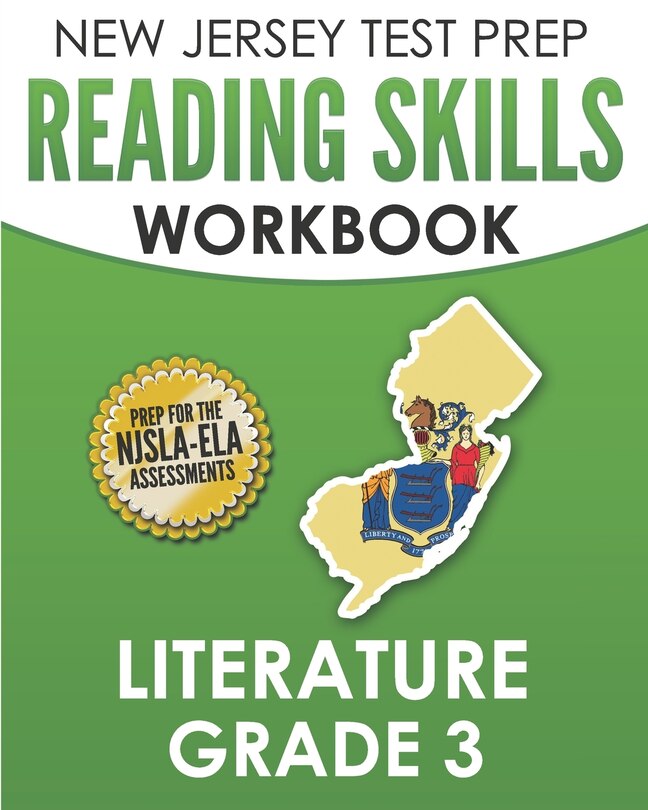 Front cover_NEW JERSEY TEST PREP Reading Skills Workbook Literature Grade 3