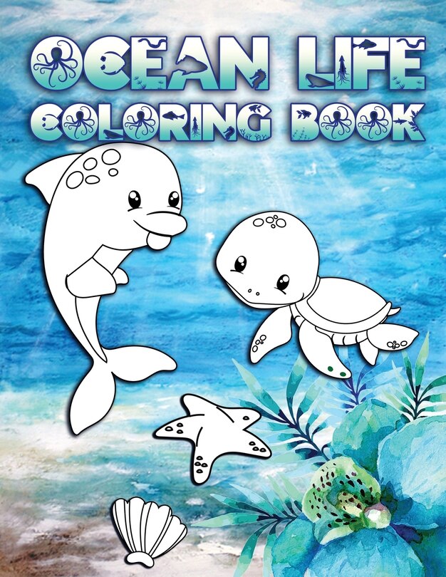 Couverture_Ocean Life Coloring Book