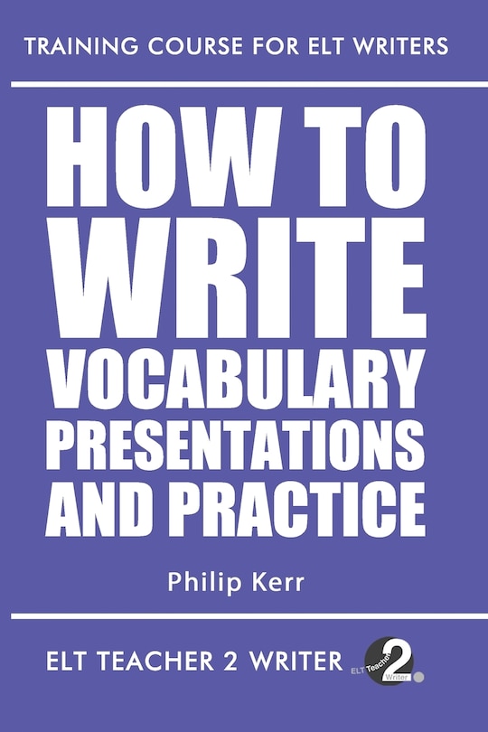 Couverture_How To Write Vocabulary Presentations And Practice