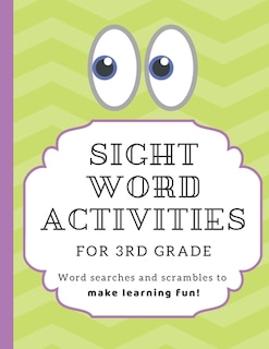 Front cover_Sight Word Activities for 3rd Grade