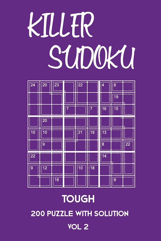 Front cover_Killer Sudoku Tough 200 Puzzle With Solution Vol 2