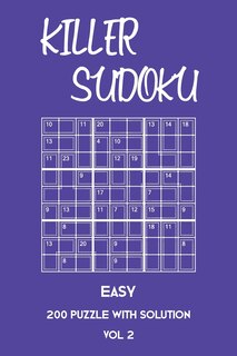 Front cover_Killer Sudoku Easy 200 Puzzle With Solution Vol 2