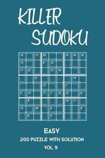 Front cover_Killer Sudoku Easy 200 Puzzle With Solution Vol 9