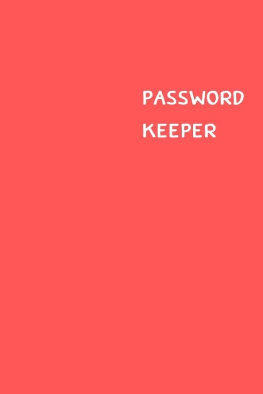 Front cover_Password Keeper