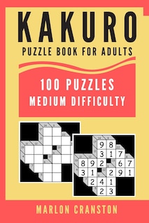Front cover_Kakuro Puzzle Book For Adults