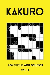 Couverture_Kakuro 200 Puzzle With Solution Vol. 9