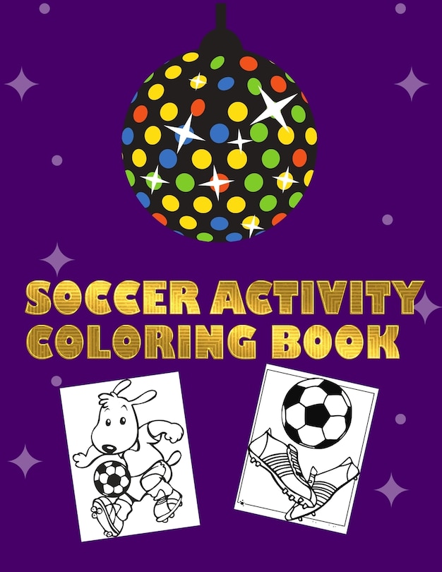 Front cover_Soccer Activity Coloring Book