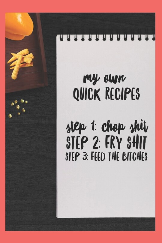 Front cover_My Own Quick Recipes, Step 1