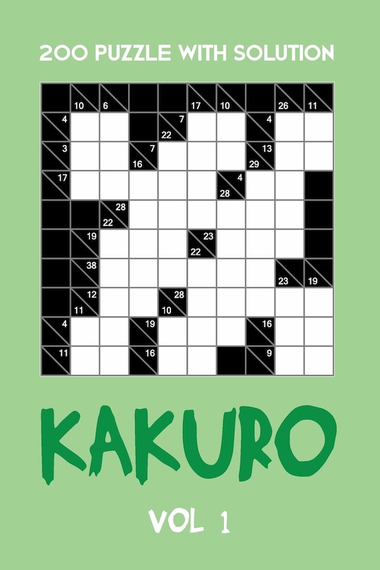 Couverture_200 Puzzle With Solution Kakuro Vol 1