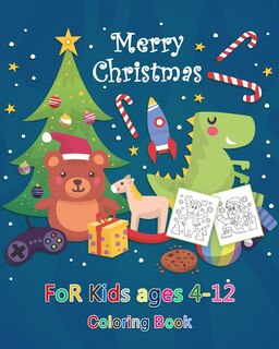 Couverture_Merry Christmas coloring book for kids ages 4-12