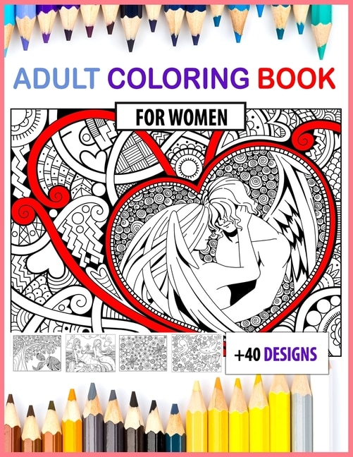 Front cover_adult coloring books for women large print