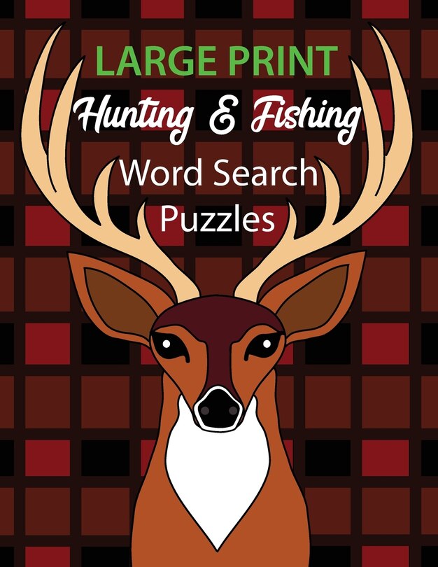 Front cover_Large Print Hunting & Fishing Word Search Puzzles