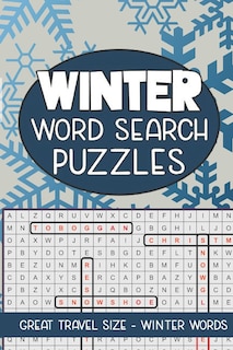 Winter Word Search Puzzles: Seek and Find Word Circle Puzzle Book Seasonal Activity Book for Kids and Adults