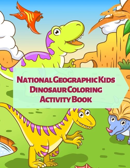 Couverture_National Geographic Kids Dinosaur Coloring Activity Book