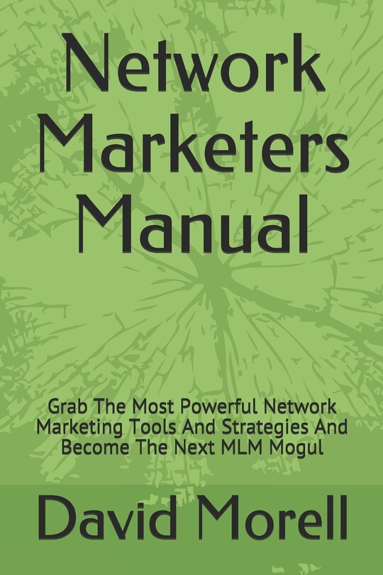 Front cover_Network Marketers Manual
