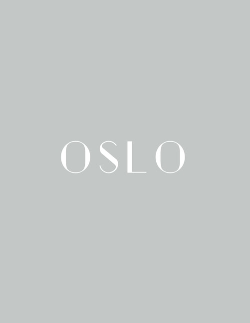 Oslo: A Decorative Book │ Perfect for Stacking on Coffee Tables & Bookshelves │ Customized Interior Design & Home Decor