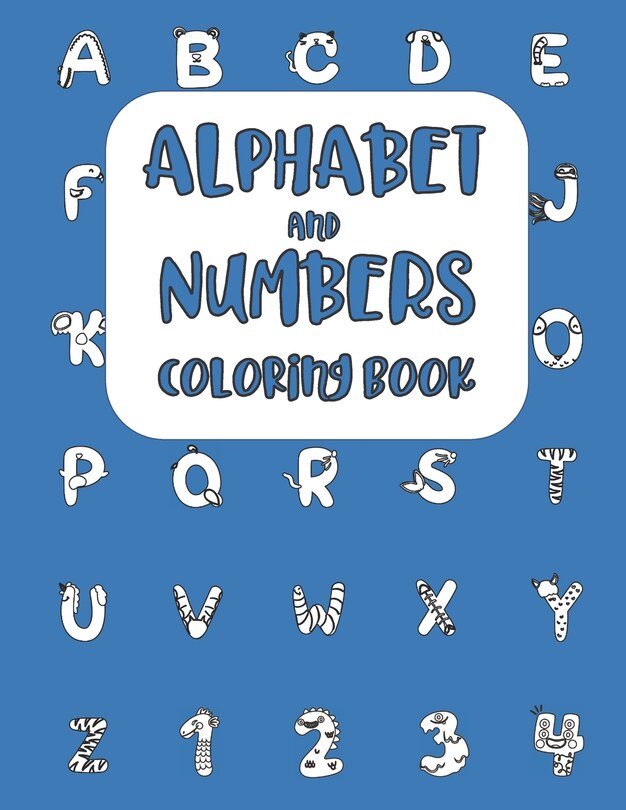 Front cover_Alphabet and Numbers Coloring Book