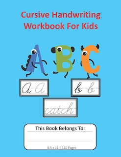 Front cover_Cursive Handwriting Workbook For Kids