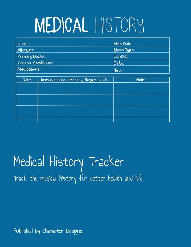 Front cover_Medical History Tracker