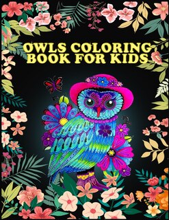 Front cover_Owls Coloring Book for Kids