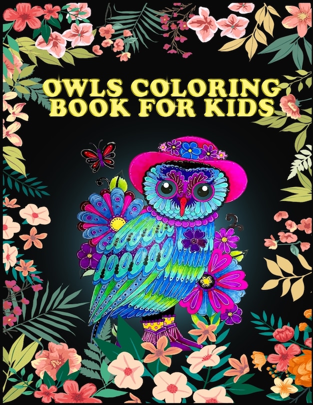 Front cover_Owls Coloring Book for Kids