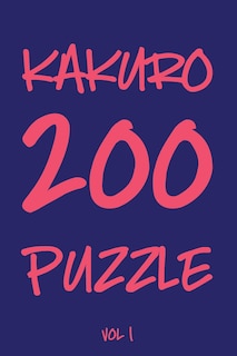 Front cover_Kakuro 200 Puzzle Vol1