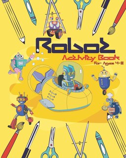 Couverture_Robot Activity Book For Ages 4-8