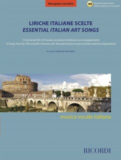 Front cover_Essential Italian Art Songs - Low Voice