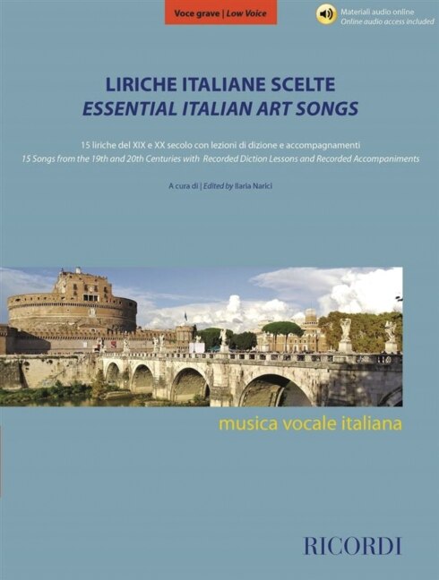 Front cover_Essential Italian Art Songs - Low Voice