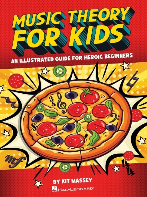 Front cover_Music Theory for Kids; Interactive, Illustrated Guide for Kids - Book with Online Worksheets