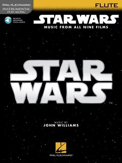 Front cover_Star Wars - Instrumental Play-along Series For Flute: Music From All Nine Films