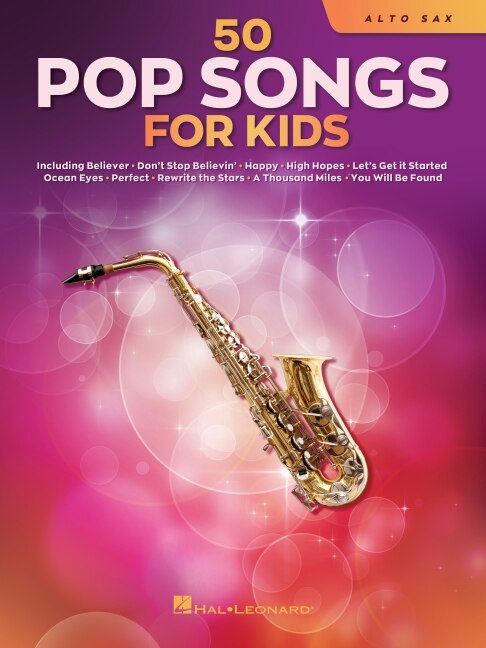 Front cover_50 Pop Songs for Kids for Alto Sax