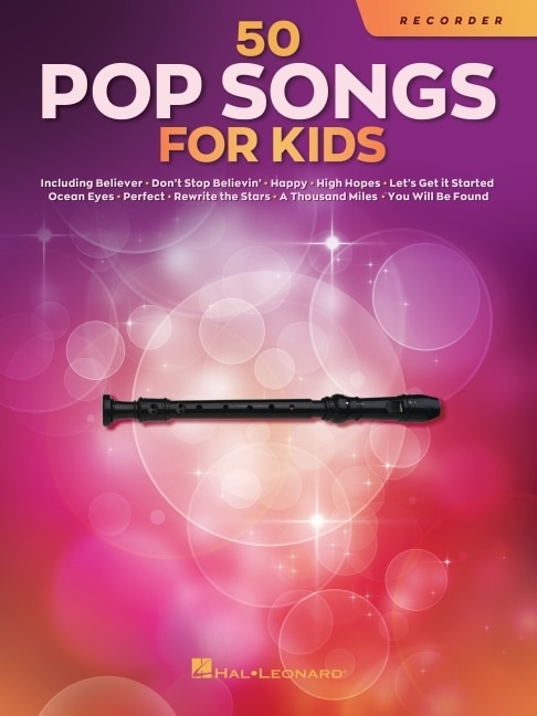 Front cover_50 Pop Songs for Kids for Recorder