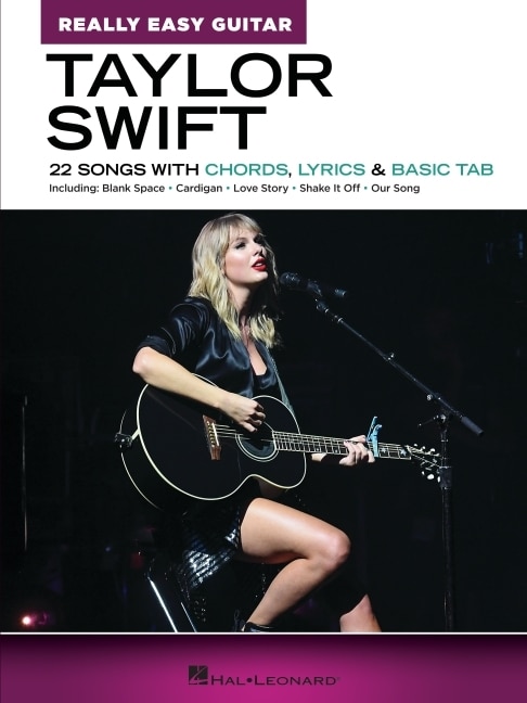 Front cover_Taylor Swift - Really Easy Guitar: 22 Songs With Chords, Lyrics & Basic Tab
