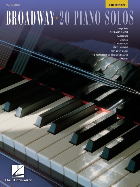 Front cover_Broadway - 20 Piano Solos: 3rd Edition
