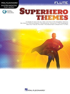 Front cover_Superhero Themes Instrumental Play-along For Flute