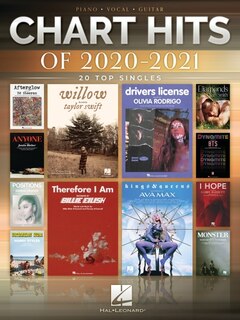 Front cover_Chart Hits of 2020-2021: 20 Top Singles Arranged for Piano/Vocal/Guitar