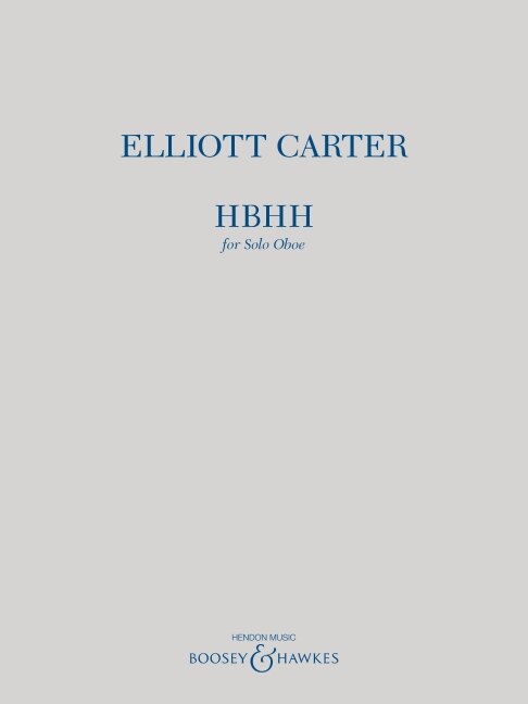 Couverture_Hbhh For Solo Oboe