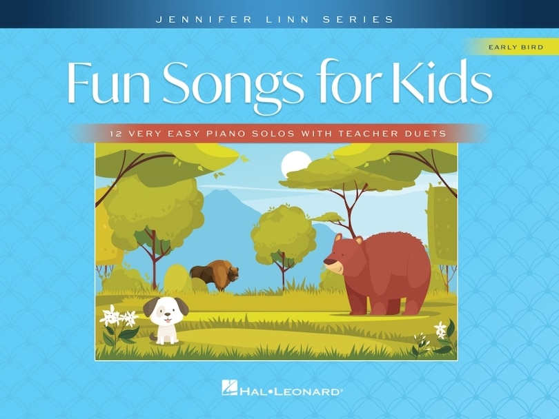 Front cover_Fun Songs for Kids: 12 Very Easy Piano Solos with Teacher Duets - Jennifer Linn Series