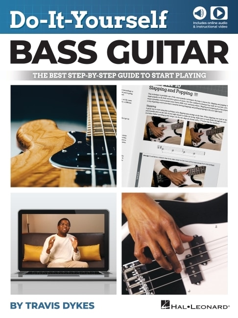 Couverture_Do-It-Yourself Bass Guitar: The Best Step-by-Step Guide to Start Playing by Travis Dykes with Online Audio and Instructional Video