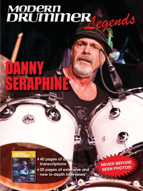 Front cover_Modern Drummer Legends: Danny Seraphine