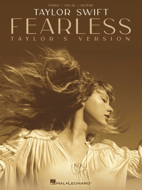 Front cover_Taylor Swift - Fearless (taylor's Version) Piano/vocal/guitar Songbook