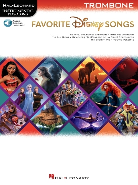 Couverture_Favorite Disney Songs: Instrumental Play-along For Trombone