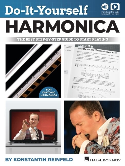 Front cover_Do-It-Yourself Harmonica: The Best Step-by-Step Guide to Start Playing - Book with Online Audio and Instructional Videos